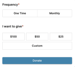 Recurring donations